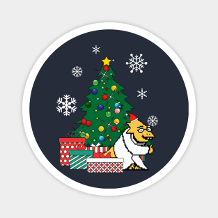 Dr Alphys Around The Christmas Tree Undertale Magnet